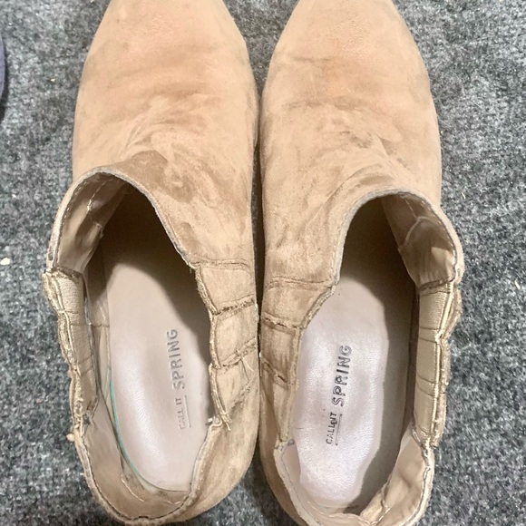 Call It Spring Tan 9 US Size Shoes Heels - Picture 4 of 4